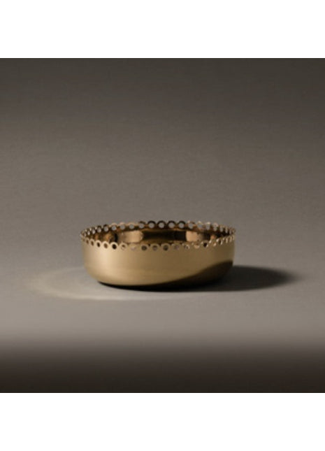 ITM07BR Alessi Edges mand / fruitschaal goud Brass