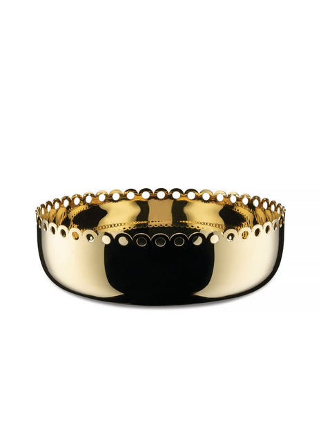 ITM07BR Alessi Edges mand / fruitschaal goud Brass