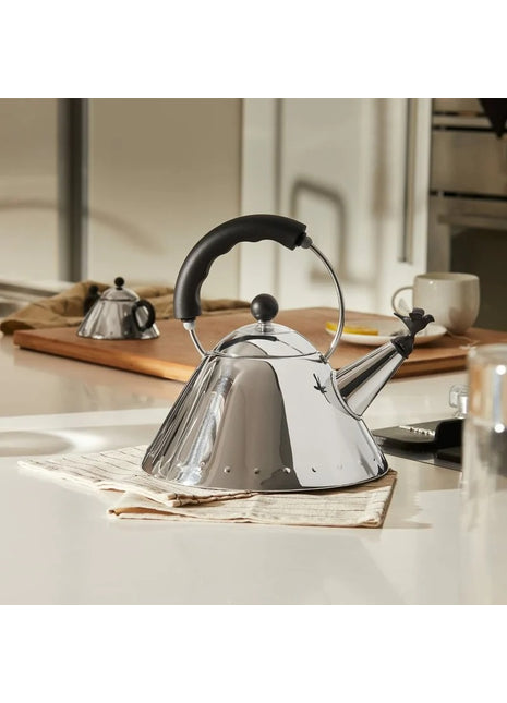 Alessi Michael Graves design fluitketel RVS zwart - 9093 B