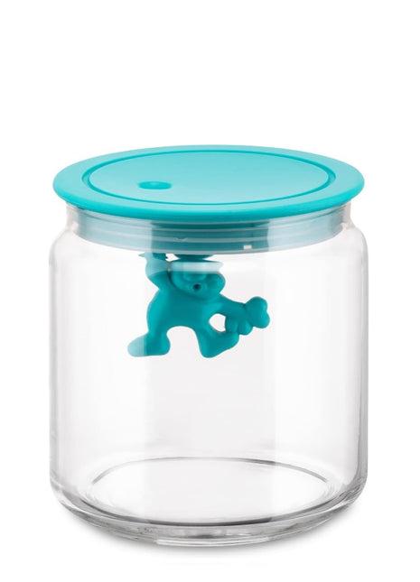 Alessi Gianni glazen voorraadpot blauw 70CL 12cm