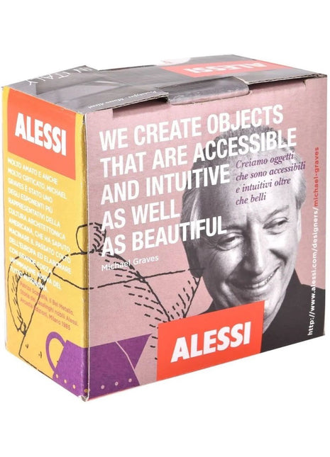 9096B Alessi Michael Graves design melkkan RVS zwart