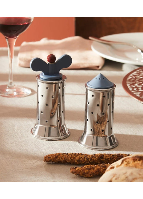 9098 Alessi Michael Graves pepermolen RVS blauw