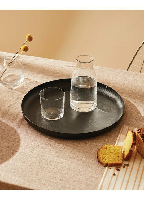 JM14/35 BT Alessi ronde schaal / dienblad zwart JM14 Jasper Morrison