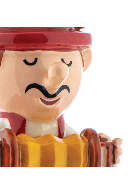 AGJ01/9 Alessi Kerst - kerstbeeldje - Elisabetto accordeonist
