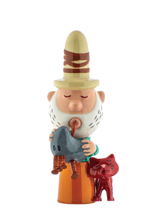 AGJ01/10 Alessi Kerst - kerstbeeldje - Eolo doedelzakspeler