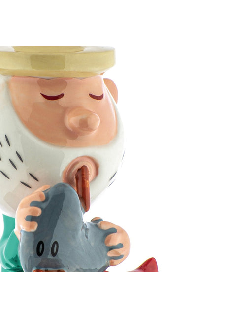 AGJ01/10 Alessi Kerst - kerstbeeldje - Eolo doedelzakspeler