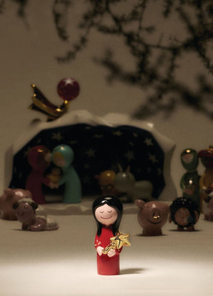 AGJ01 18 Alessi Kerst - kerstbeeldje - Figlio delle stelle