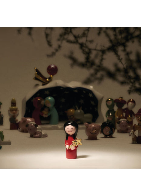 AGJ01 18 Alessi Kerst - kerstbeeldje - Figlio delle stelle