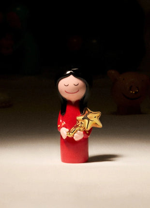 AGJ01 18 Alessi Kerst - kerstbeeldje - Figlio delle stelle