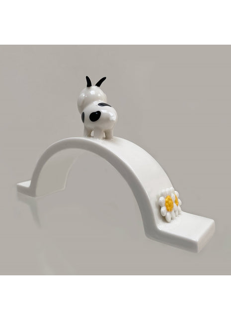 AGJ01 17 Alessi Kerst - kerstbeeldje - Signorina due Cornetti