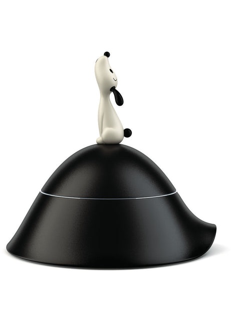 Alessi Lula hondenvoerbak zwart - AMMI19B