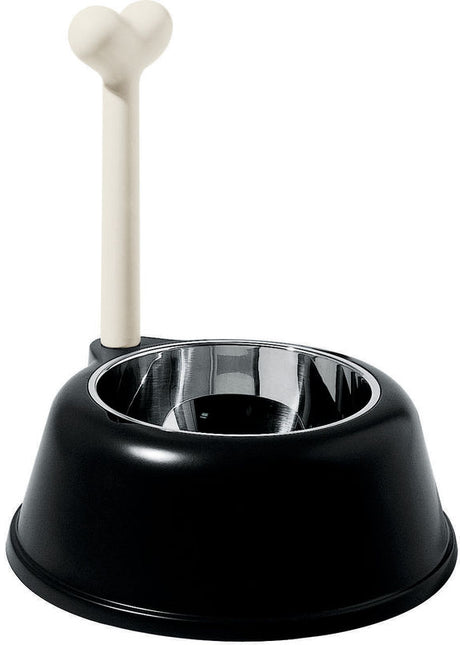 Alessi Lupita hondenvoerbak / drinkbak - zwart - AMMI02 B
