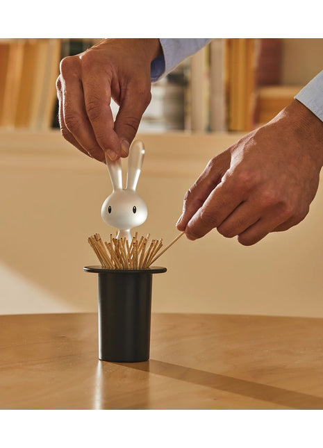 SG16 B Alessi Magic Bunny - tandenstokerhouder zwart