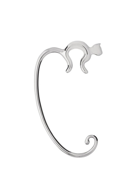 Alessi Minou tassenhaak RVS gepolijst - Poes RVS - FGO01