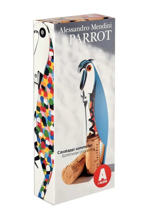 AAM321 Alessi Parrot Proust kurkentrekker