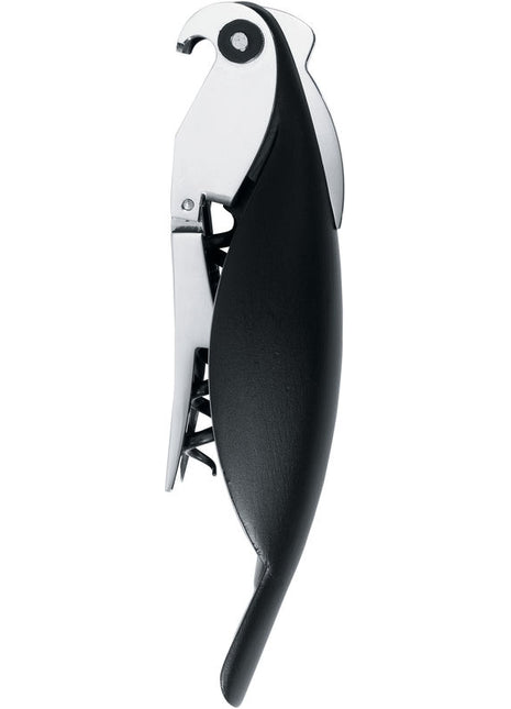 Alessi Parrot Proust kurkentrekker zwart - AAM32 B