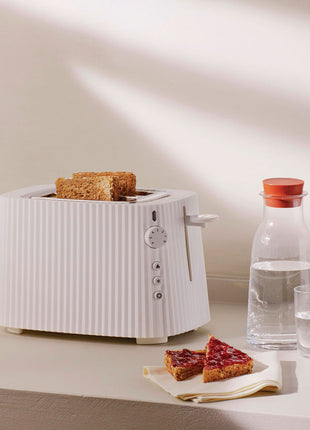 Alessi Plissé toaster / broodrooster wit