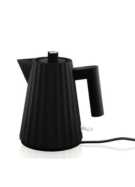 Alessi Plissé waterkoker zwart design 1L