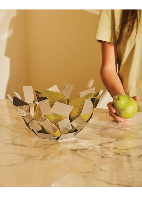 MT02 Alessi La Stanza dello Scirocco fruitschaal - RVS