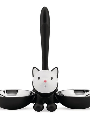AMMI09 Alessi Tigrito kattenvoer bak zwart