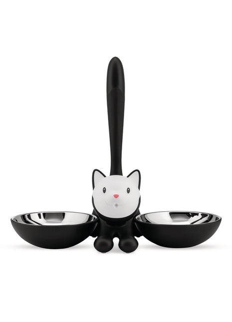 AMMI09 Alessi Tigrito kattenvoer bak zwart