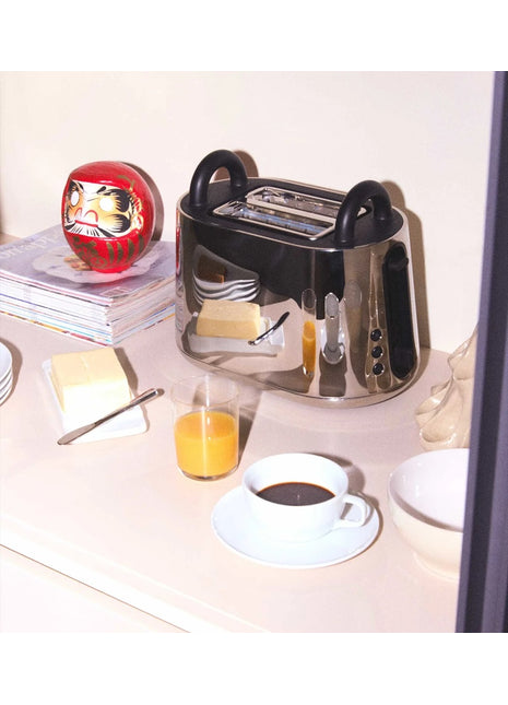 Alessi Toru broodrooster zwart RVS NE02 B