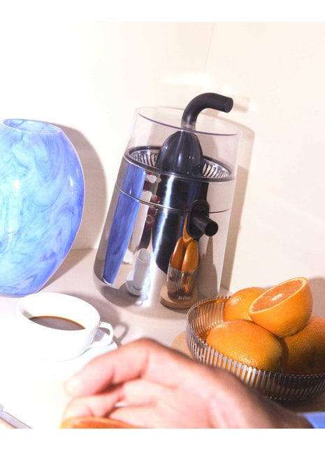 Alessi Toru elektrische citruspers zwart RVS NE02 B