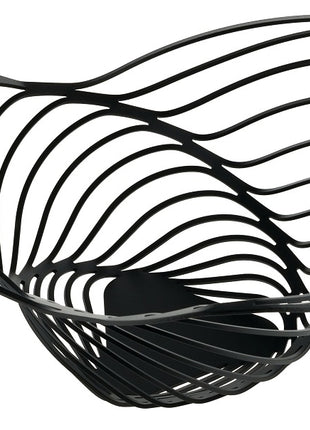 Alessi Trinity schaal - fruitschaal 33cm zwart ACO04/16B