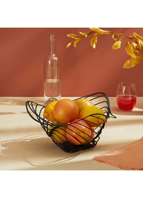 Alessi Trinity schaal - fruitschaal 33cm zwart ACO04/16B