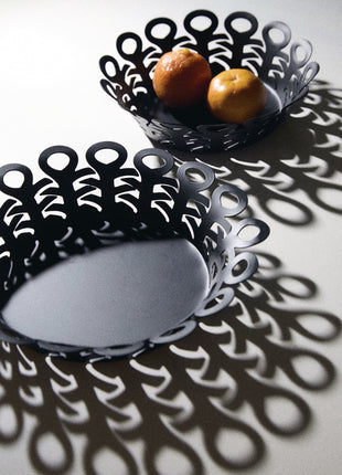 Alessi Vimi basket - fruitschaal 25cm zwart BM21/25B