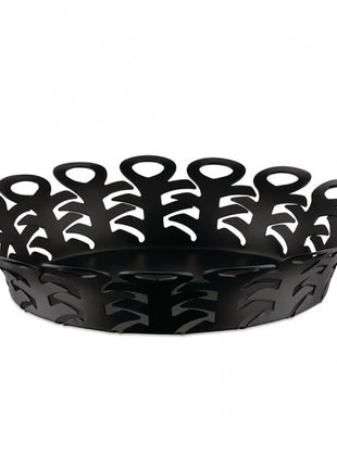 Alessi Vimi basket - fruitschaal 25cm zwart BM21/25B