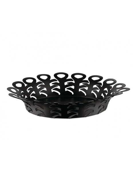 Alessi Vimi basket - fruitschaal 25cm zwart BM21/25B