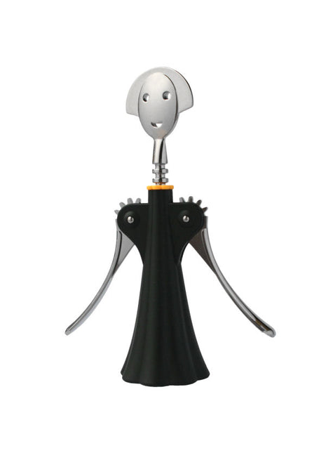 AAM01 B Alessi Anna G kurkentrekker RVS / kunststof zwart