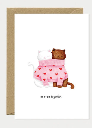 All The Ways To Say Wenskaart Liefde & Vriendschap katten better together