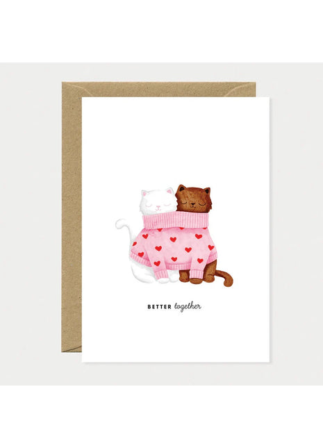 All The Ways To Say Wenskaart Liefde & Vriendschap katten better together