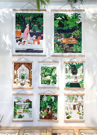 ATWS Magnetische houten poster hanger eiken