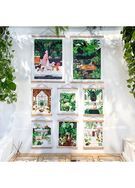 ATWS Magnetische houten poster hanger eiken