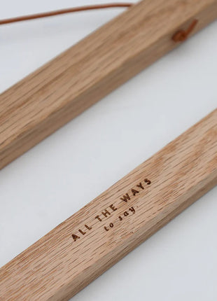 ATWS Magnetische houten poster hanger eiken