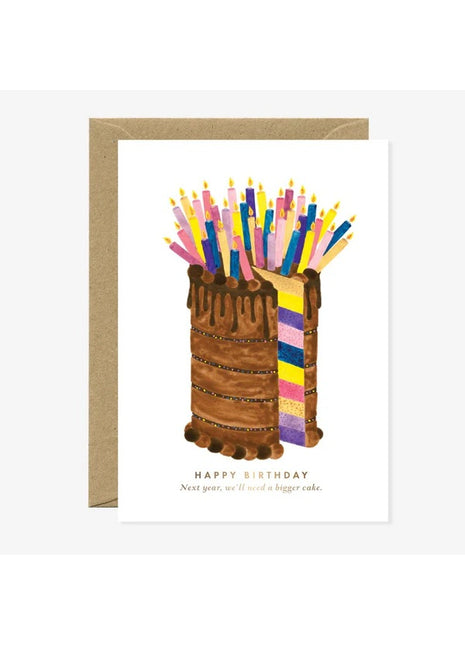 All The Ways To Say verjaardagskaart, bigger cake