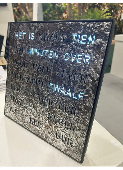 T1239NL Intertime woordklok grafiet