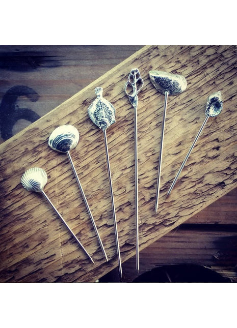 Anovi Schaal en schelpdierprikkers - visprikkers - 6 stuks