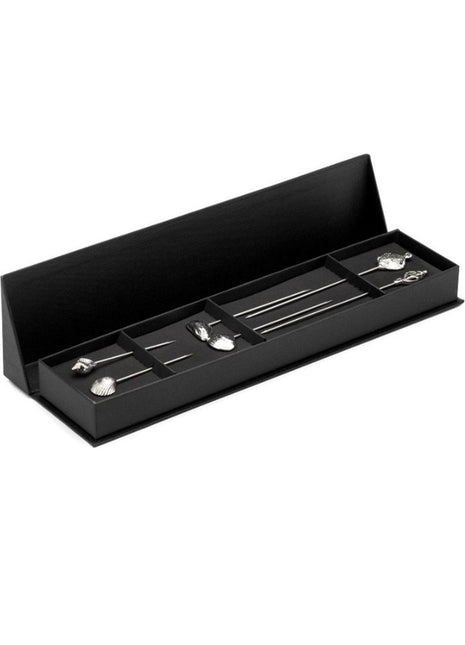 Anovi Schaal en schelpdierprikkers - visprikkers - 6 stuks