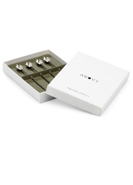 Anovi Luxe Tapas prikkers schelp - set 4 stuks