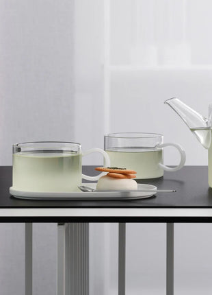 11050483 ASA Opal glas met oor frosted wit