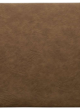 ASA Selection placemat vegan leather / kunstleer bruin /  toffee placemats 78307076
