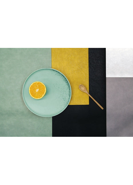 ASA Selection Placemat vegan leer / kunstleer zwart 78314076