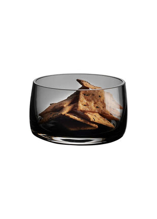 88041009 ASA Ajana glazen schaal grijs glas 10cm