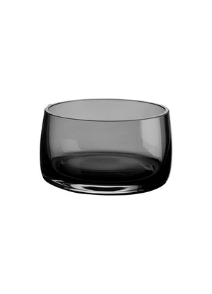 88041009 ASA Ajana glazen schaal grijs glas 10cm