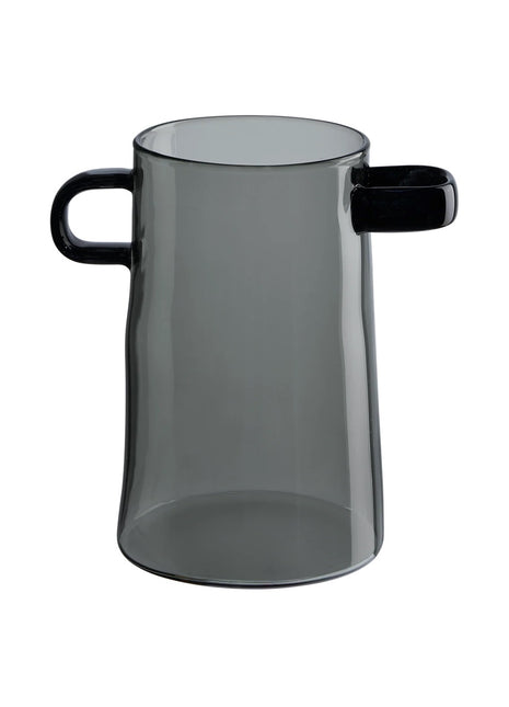 84012495 ASA Selection Rayu glazen vaas grijs 17cm