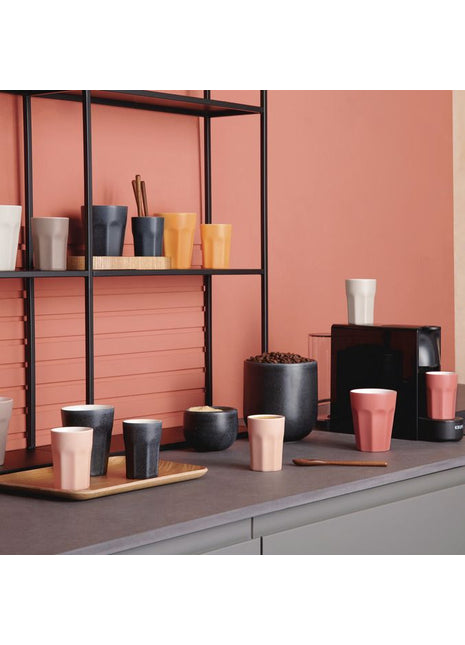 asa selection ti amo koffiemok cappuccino mok zwart ijzer